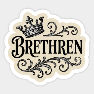 Brethren Heritage Crown Sticker